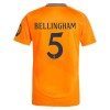 Conjunto (Camiseta+Pantalón Corto) Real Madrid Bellingham 5 Segunda Equipación 2024-25 - Niño